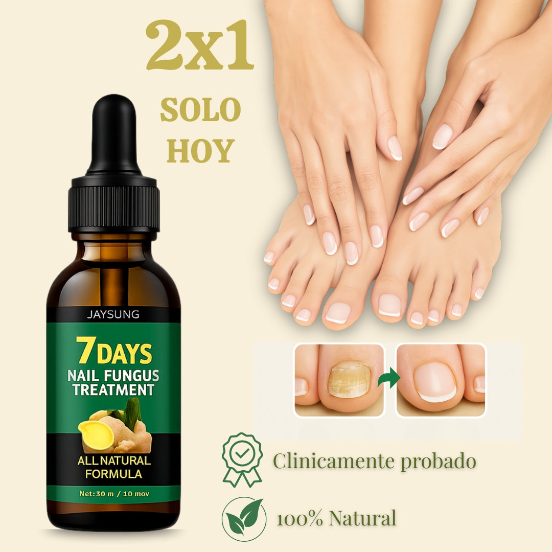 COMBO 2X1 | TRATAMIENTO ANTI HONGOS 7 DÍAS 100% NATURAL