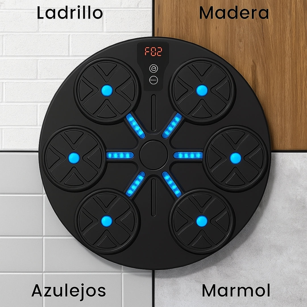 KO.PAD 2026 - Máquina de Boxeo Musical Bluetooth + Guantillas MMA Profesionales de Regalo