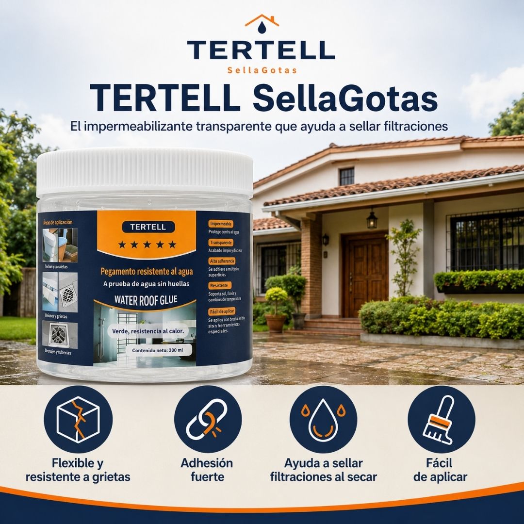 TERTELL SellaGotas™ – Impermeabilizante Antifugas
