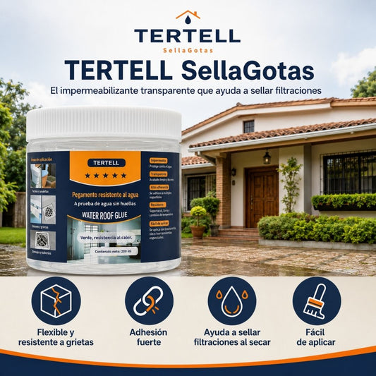 TERTELL SellaGotas™ – Impermeabilizante Antifugas