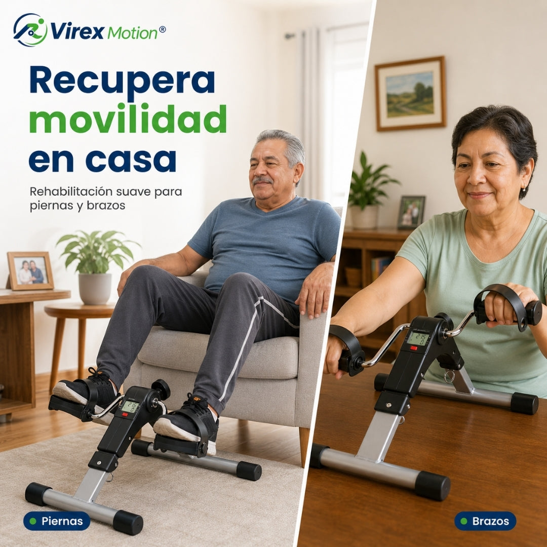 Virex Motion® – Pedalera 2 en 1 para Piernas y Brazos