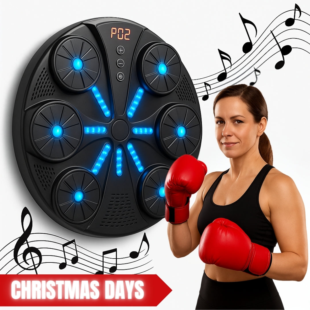 KO.PAD 2025 - Panel de Boxeo Musical Bluetooth + Guantillas MMA Profesionales de Regalo