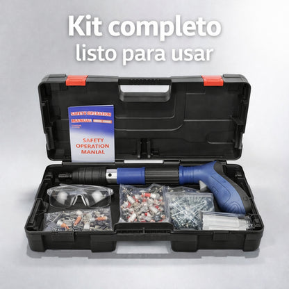 InstantFIX - Pistola Remachadora con 60 Clavos + Accesorios de REGALO 🎁