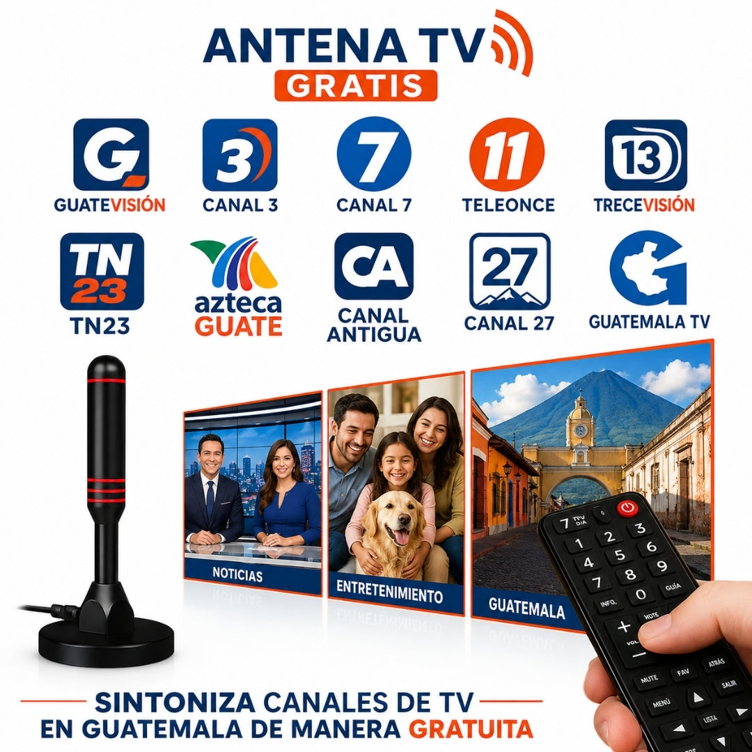 OFERTA 2X1 | Antena TV Gratis - Canales de señal abierta · Sin mensualidades