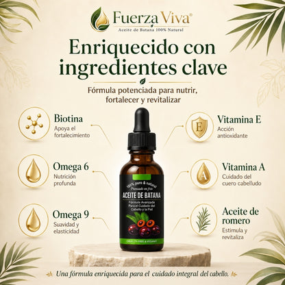 Fuerza Viva® - Aceite de Batana 100% Natural