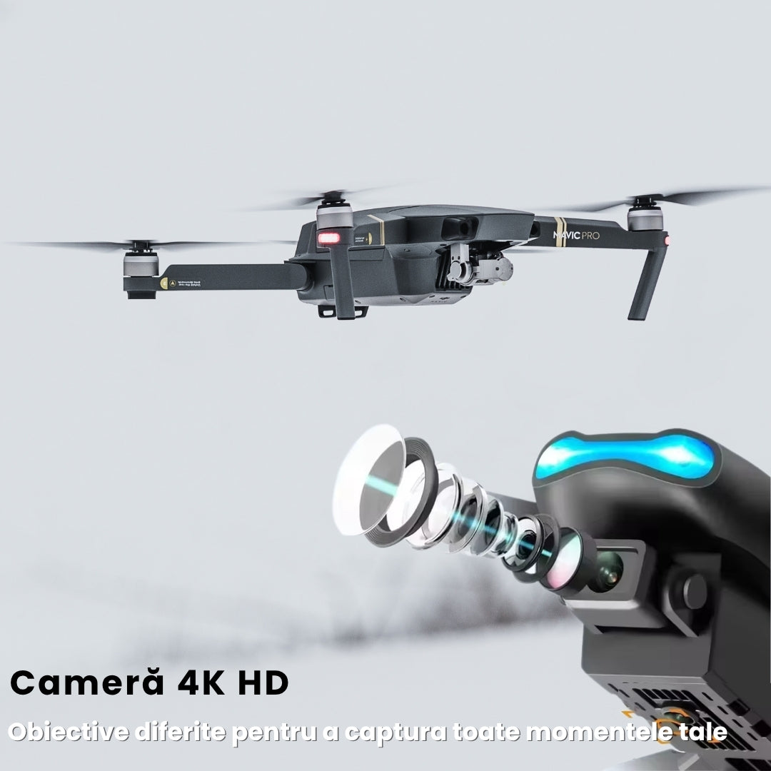 SKYFORGE® – Dron 4K + Husă de transport + Baterie GRATUITĂ 🎁