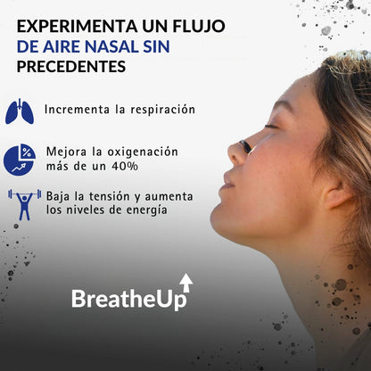BreatheUP - Tiras Nasales Magnéticas de Alto Rendimiento