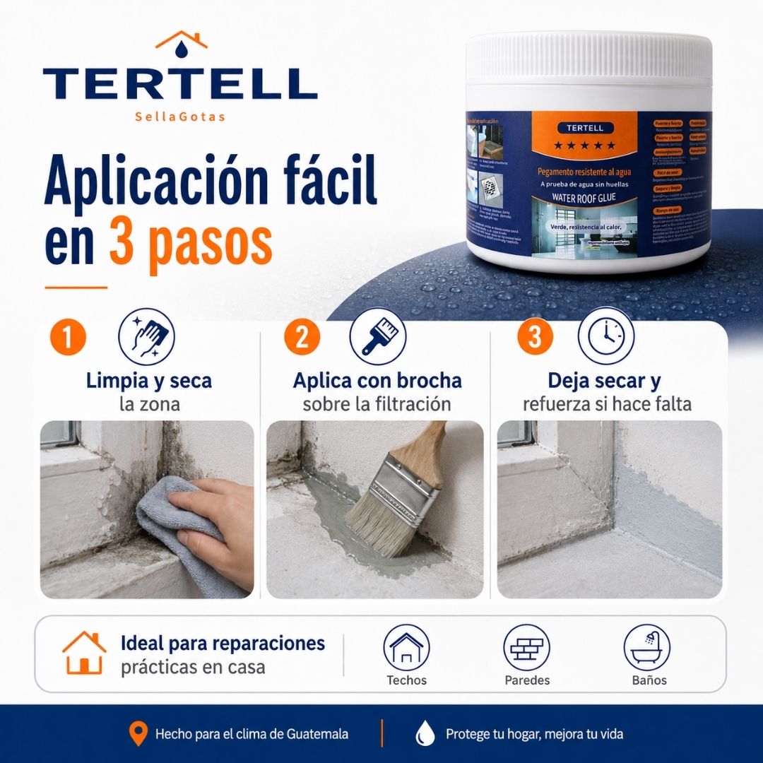 TERTELL SellaGotas™ – Impermeabilizante Antifugas