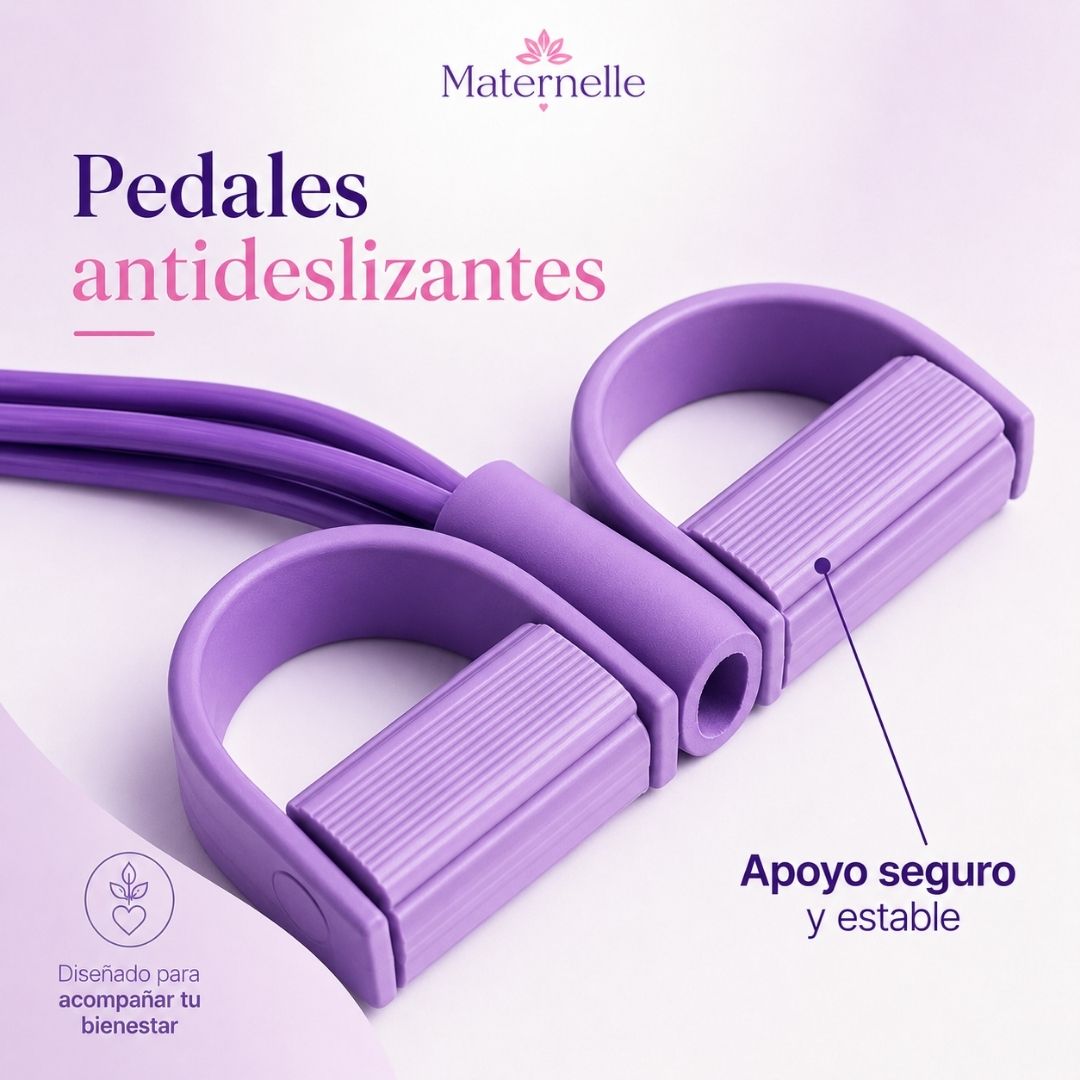 Maternelle™ – Banda de Resistencia 4 Tubos + Guía Digital Postparto GRATIS