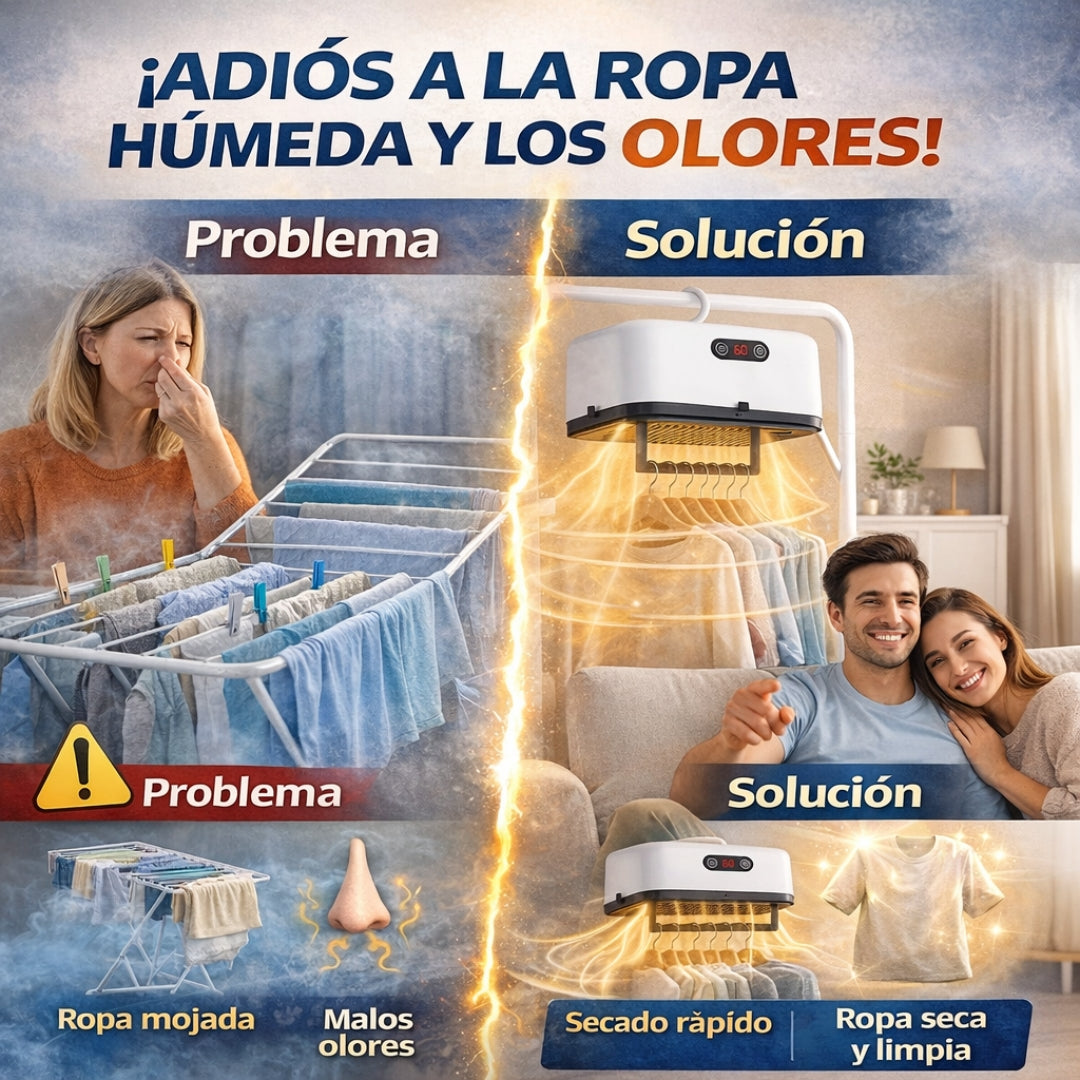 DryTech -La secadora portátil que seca tu ropa en minutos