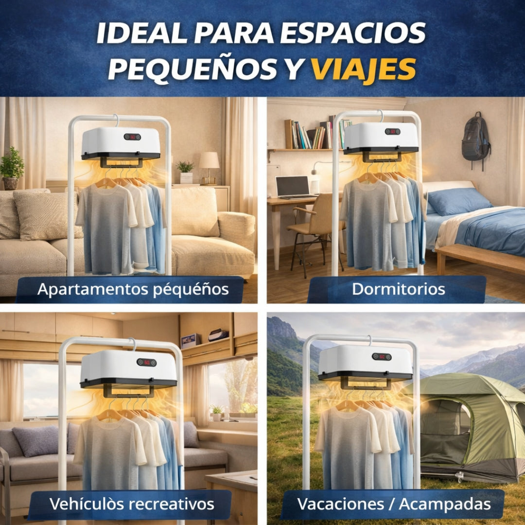 DryTech -La secadora portátil que seca tu ropa en minutos