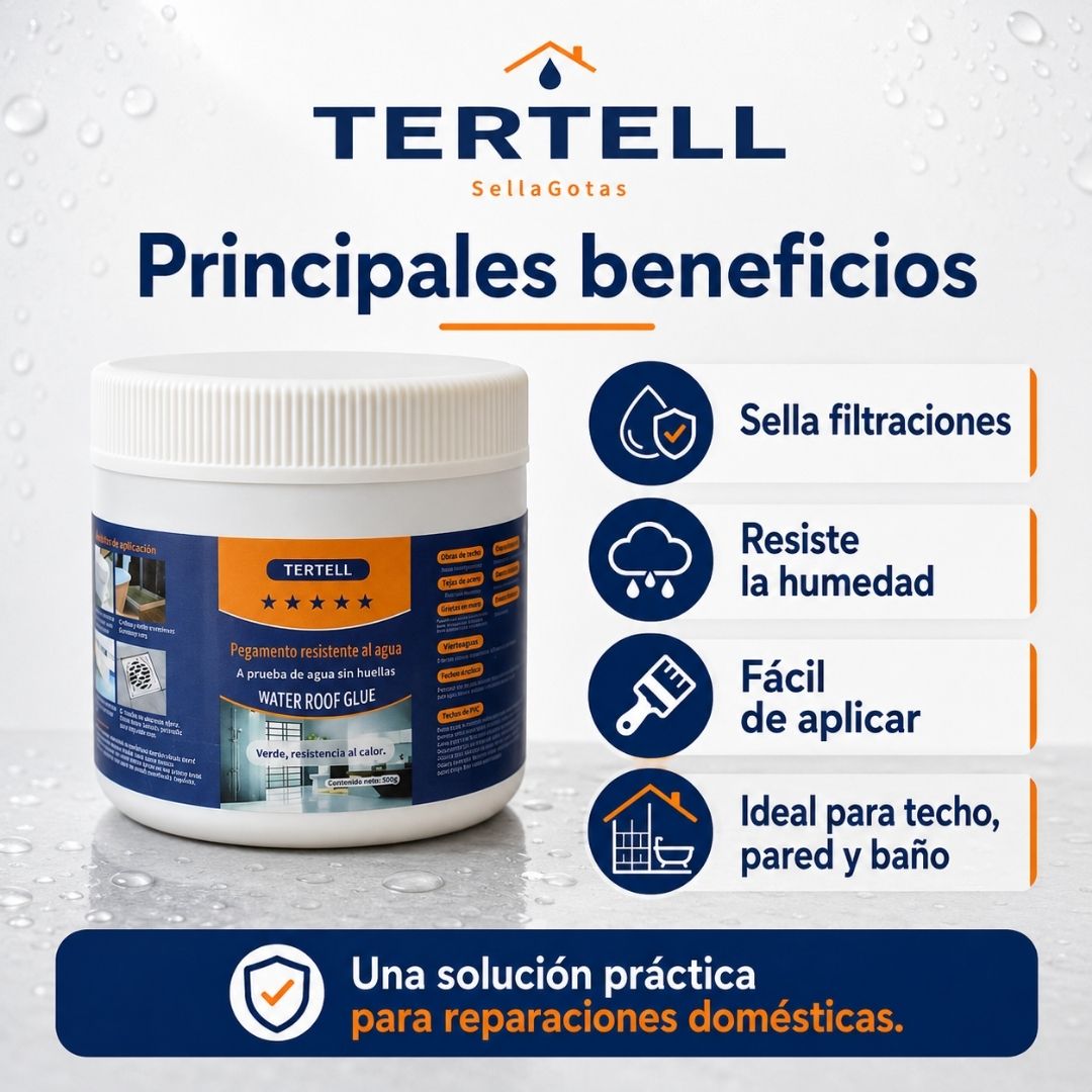 TERTELL SellaGotas™ – Impermeabilizante Antifugas