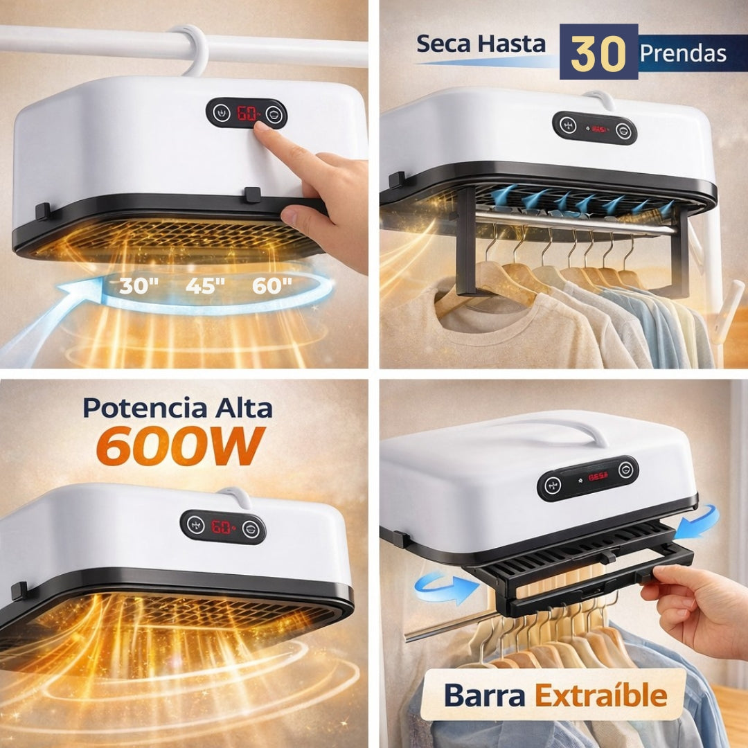 DryTech -La secadora portátil que seca tu ropa en minutos