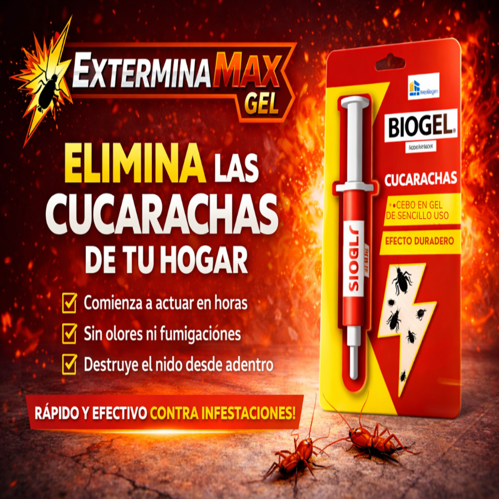 ExterminaMax | Tratamiento en Gel Matacucarachas